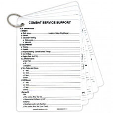 CSS (Combat Service Support) Slate Card Set