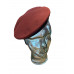 Maroon Officers Small Crown Beret